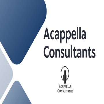Acappella Consultants  - Team Building Organizers in India