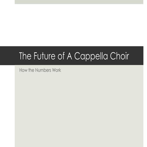Acappella future