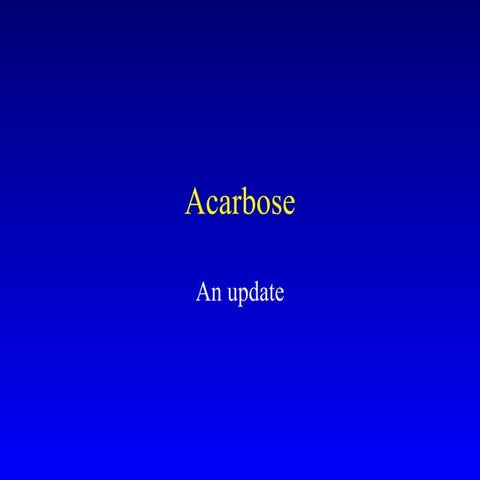 Acarbose