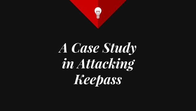 A Case Study in Attacking KeePass