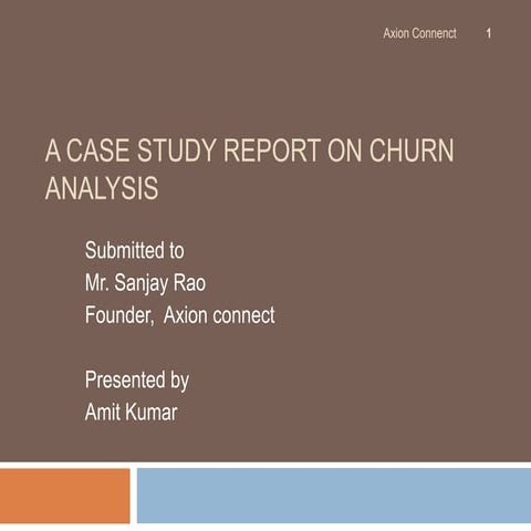 A case study on churn analysis1