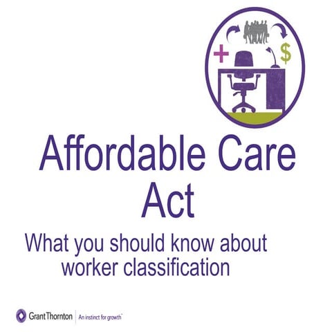 ACA - What you should know about worker classification