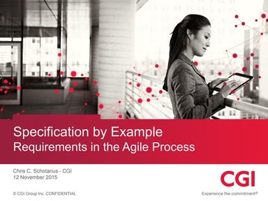 SbE - Requirements in an agile process