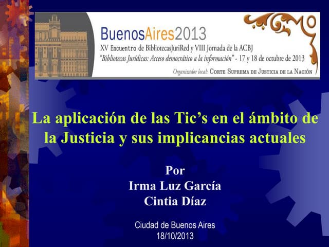 La aplicación de las Tic’s en el ám...