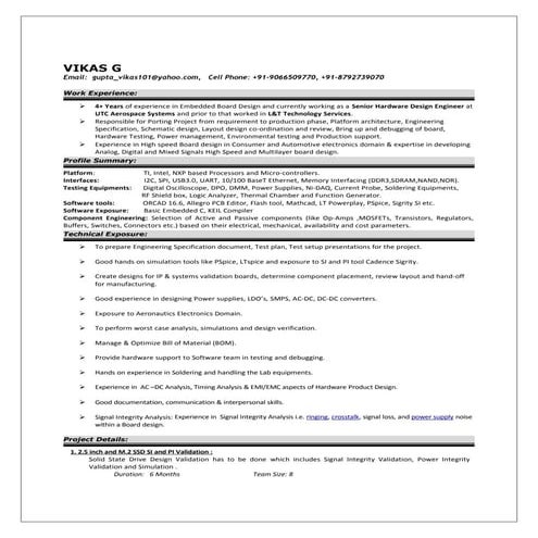 VIKAS _SENIOR HARDWARE