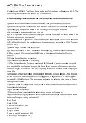 Acc 290 final exam new 100 correct essay picture