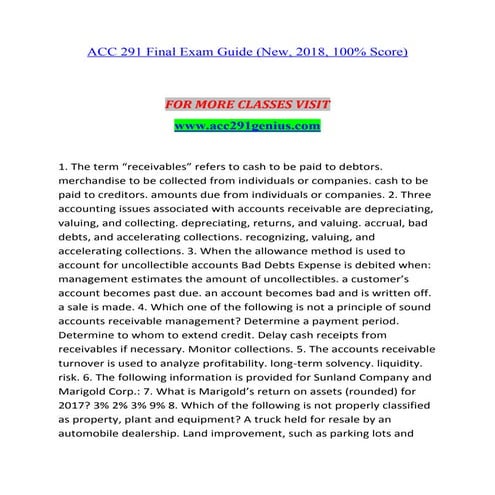 ACC 291 GENIUS New Inspiring Innovation--acc291genius.com