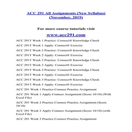 ACC 291 NEW Remember Education--acc291.com