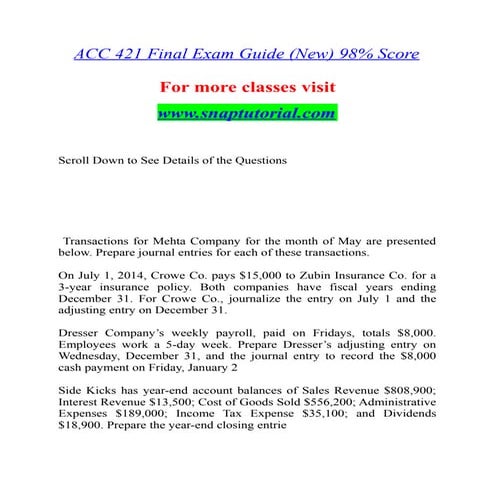 Acc 421 Effective Communication-snaptutorial.com