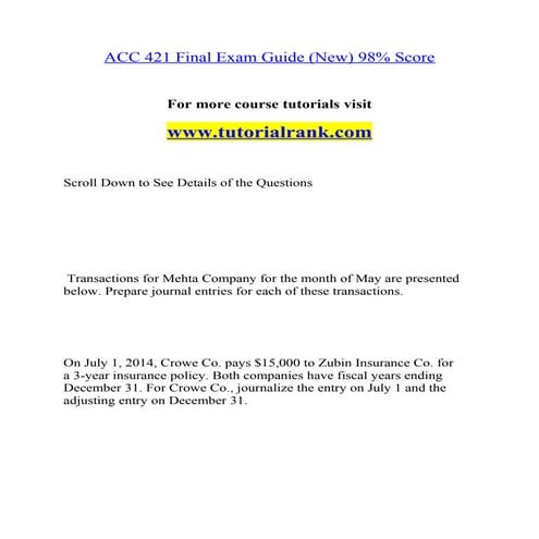 financial accounting chapter 2 | PDF