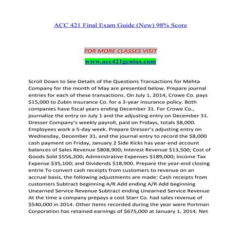 ACC 421 GENIUS Inspiring Innovation--acc421genius.com