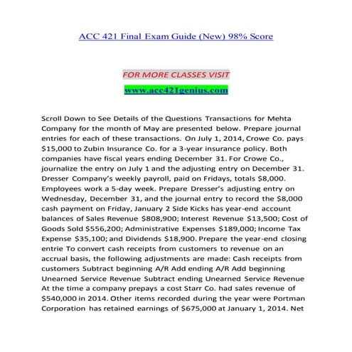 ACC 421 GENIUS Education Planning--acc421genius.com