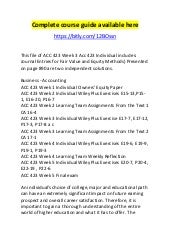 Acc 423 week 3 acc 423 individual