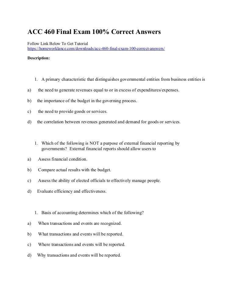 Acct 429 final exam 100 correct answers essay examples 07 picture