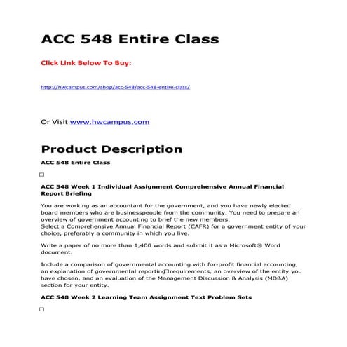 ACC 690 Milestone Two | PDF