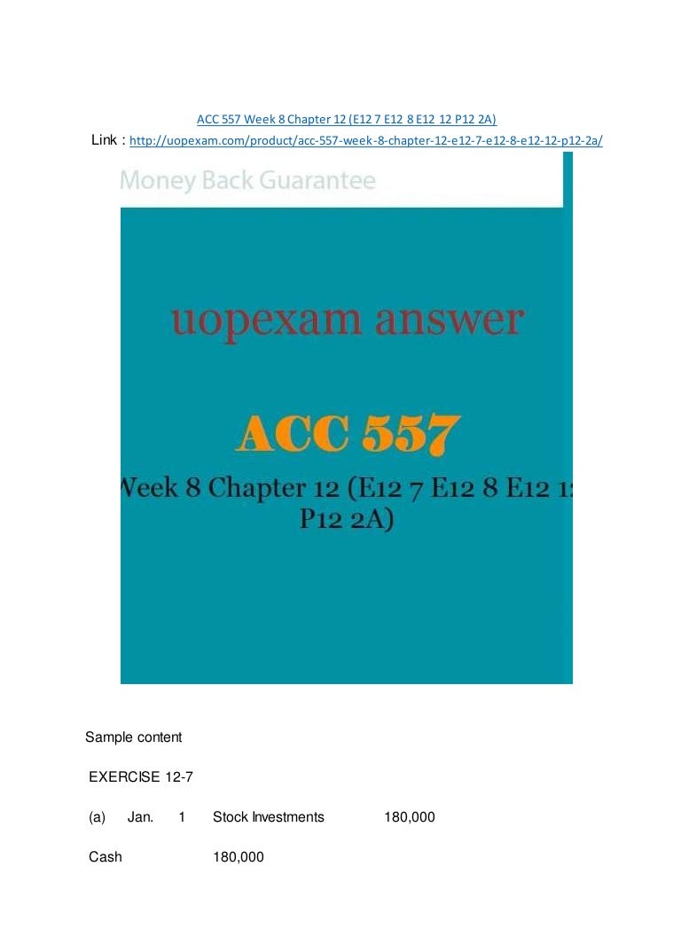 Essay on acc 557 week 8 homework ch 12 06 image