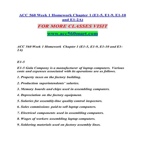 ACC 560 MART Education on Your Terms/acc560mart.com