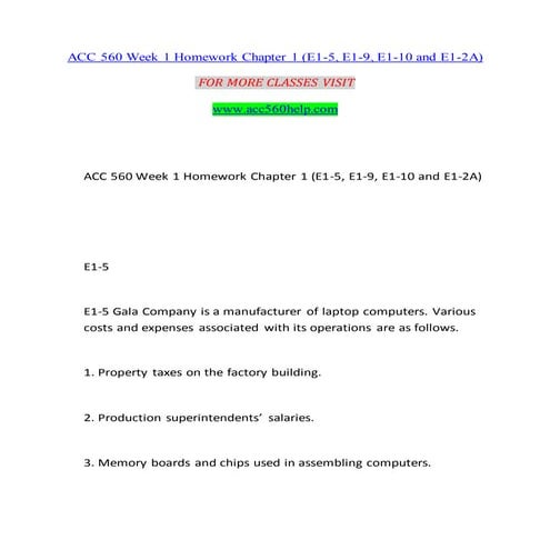 ACC 560 HELP Redefined Education--acc560help.com
