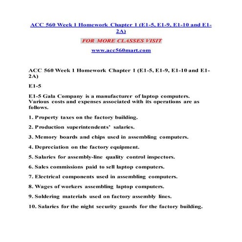 ACC 560 MART Achievement Education--acc560mart.com