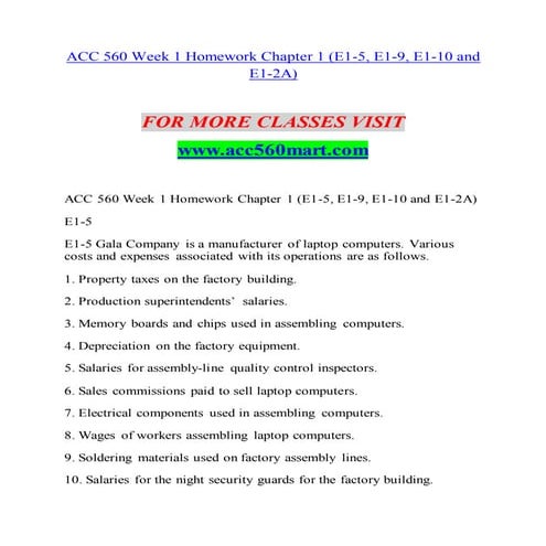 ACC 560 MART Inspiring Innovation--acc560mart.com