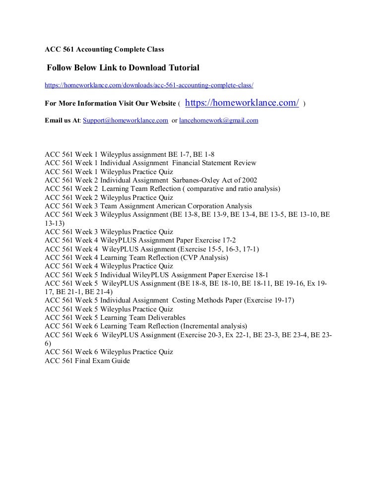 Homework cheat acc 561 07 picture