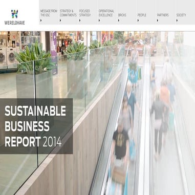 Wereldhave Sustainability Business Report 2014v2