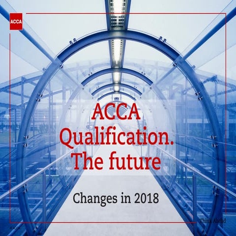 ACCA changes in 2018