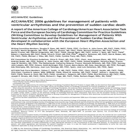 Acc aha esc 2006 guidelines for management of patients with