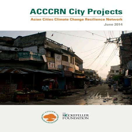 ACCCRN Cities Projects 2014