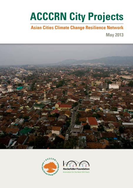 ACCCRN Cities Poject - May 2013