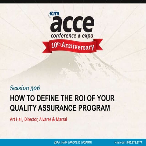 How to Define the ROI of Your Quality Assurance Program
