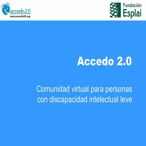 Presentación proyectos Fundación Esplai | PPT