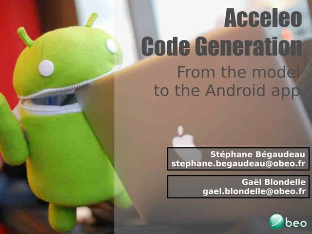 Acceleo Code Generation