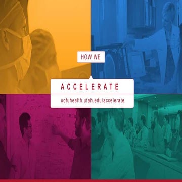 Accelerate is University of Utah Health's Improvement Learning Community
