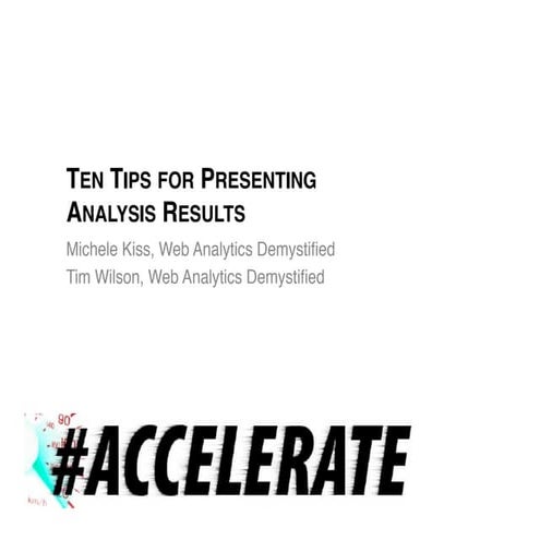 Effective Communication of Analyses