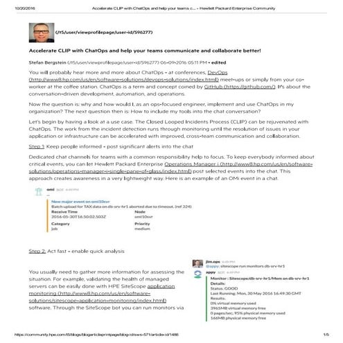 Accelerate CLIP with ChatOps