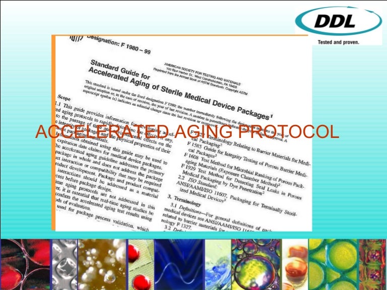 Accelerated Aging Testing from DDL