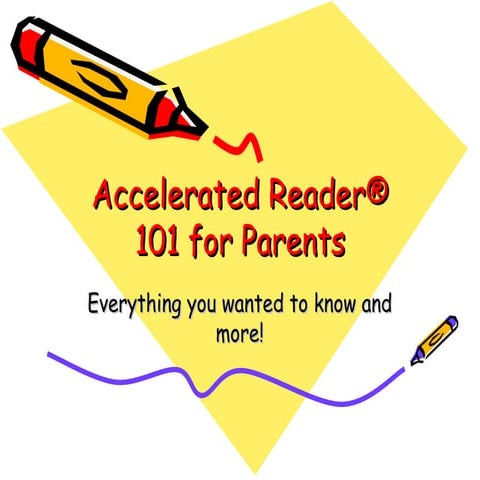 Accelerated Reader 101 For Parents