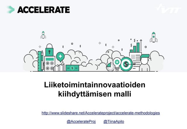 Accelerate malli liiketoimintainnovaatiohin