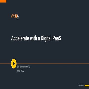 INTERFACE, by apidays - Accelerate with a Digital PaaS