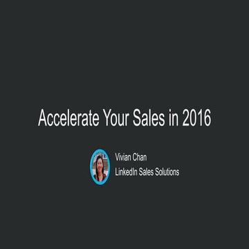 accelerate your sales 2016