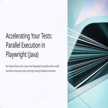 Parallel Test Execution in Playwright (Java) | PPTX