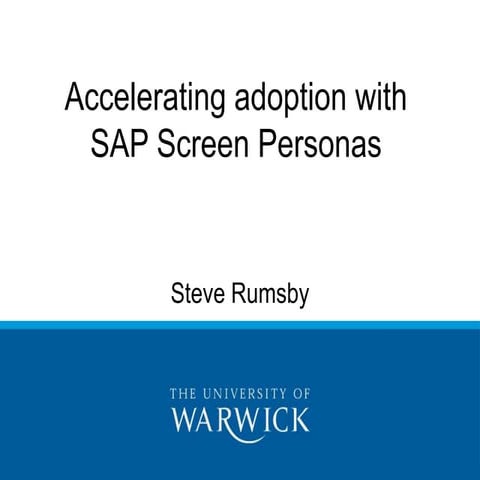 Lockheed simplifies Qnotes with SAP Screen Personas | PDF