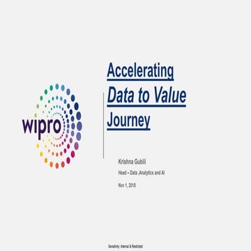 Accelerating the Data to Value Journey