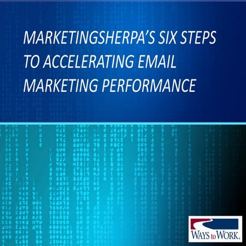 Accelerating Email Marketing Performance