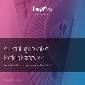 Accelerating Innovation through Portfolio Frameworks
