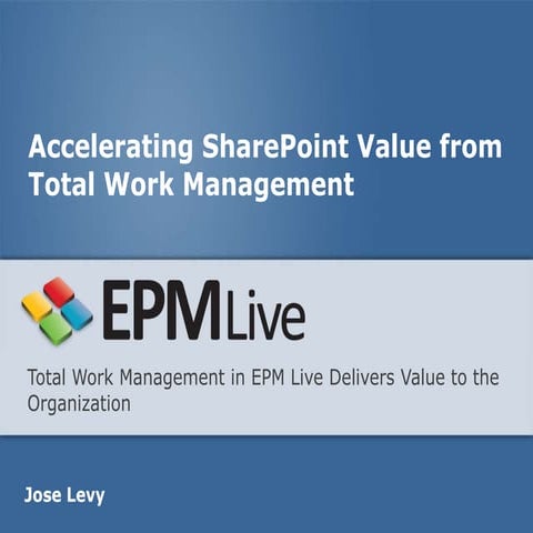 Accelerating SharePoint Value with Work Management