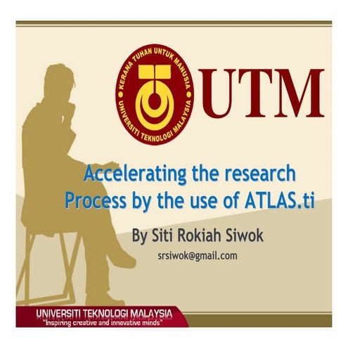 Accelerating the research process by the use of atlas.ti
