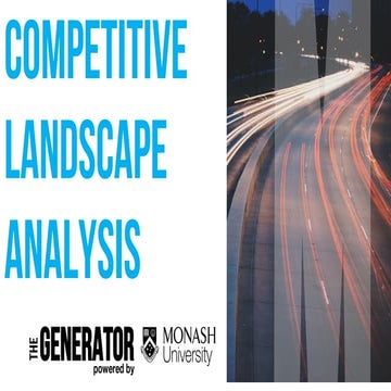 Gathering Marketing Intelligence & Competitive Landscaping
