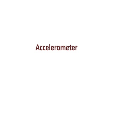 Accelerometer